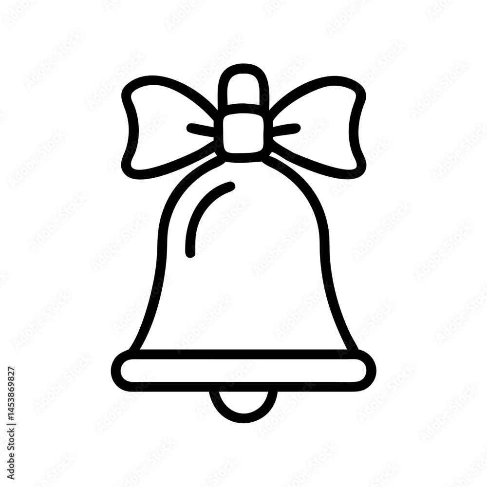 Poster bell with exclamation on transparent background for web and graphic design