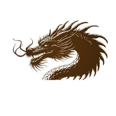 vector illustration of a dragon