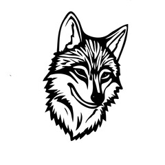 vector image of a fox