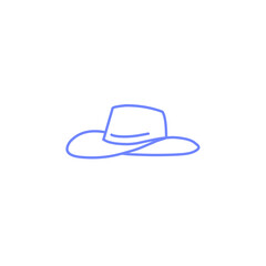 lined hat icon