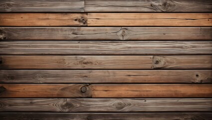 Fototapeta premium Warm Rustic Wooden Wall with Natural Grain and Texture Patterns