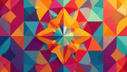 Obraz premium Simple geometric shapes forming a repeating design , wallpaper, repeat, composition