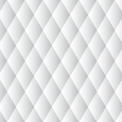 Seamless geometric pattern of gray diamond tiles with soft gradients, perfect for backgrounds, wallpaper, or modern design elements.