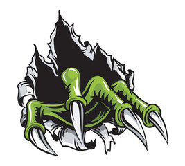 Claws Monster Logo Template