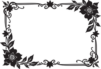 Floral Frame Timeless Blooms Bundle | Elegant SVG & PNG Frame Designs
