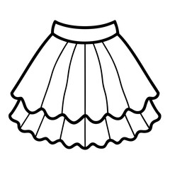 Minimal Petticoat Vector on White