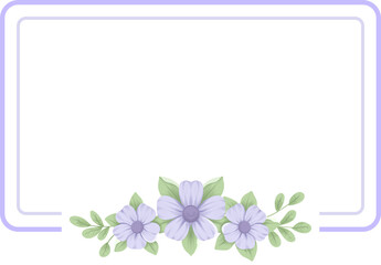 Floral Decorative Frame 