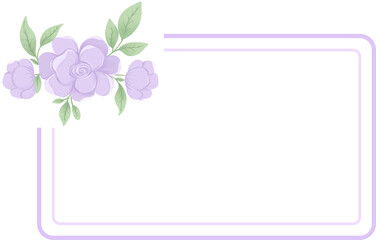 Floral Decorative Frame 