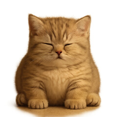 Obraz premium Sleepy Toy Kitten