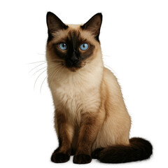 Alert Balinese Cat