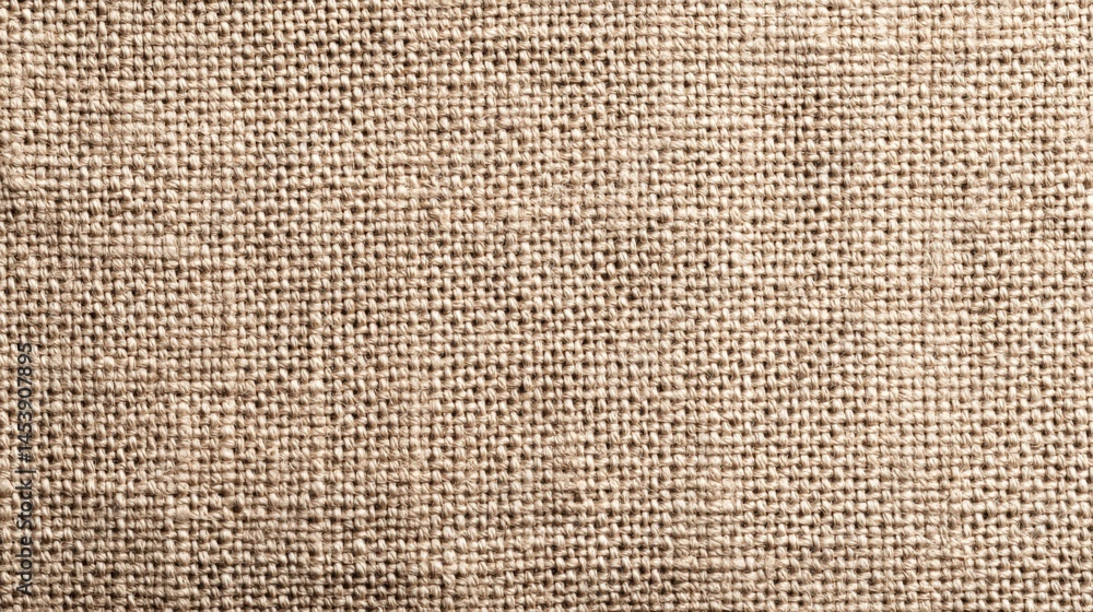 Poster high resolution close up shot of natural beige burlap texture background ideal for design projects a