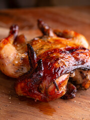 Juicy Rotisserie Chicken Ready to Serve.