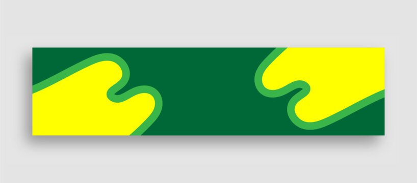 Green linkedin banner design