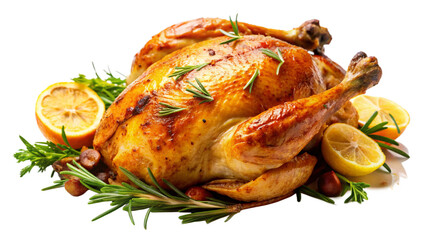 roasted chicken with vegetables