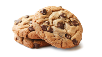 Chocolate chip cookies. Stack of cookies. Homemade cookies