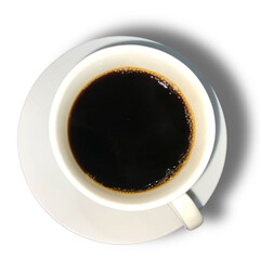 coffee cup isolated on white background