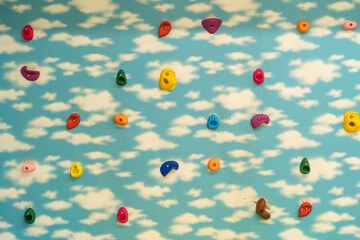 ボルダリングの壁のグラフィック素材