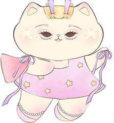 Angel fairy coquette cat