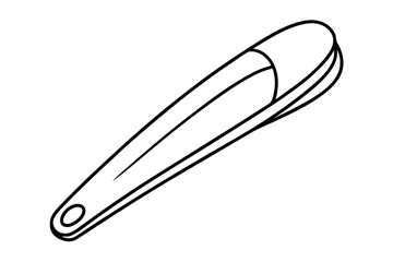Obraz premium Hair Clip Line Art Vector Illustration 