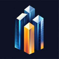 abstract background with colorful squares