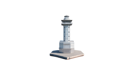 Guiding Light: A majestic lighthouse stands tall, its sturdy structure and beacon of hope symbolizing guidance and safe passage amidst the boundless sea.