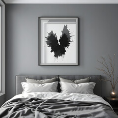 interior of bedroom with bed