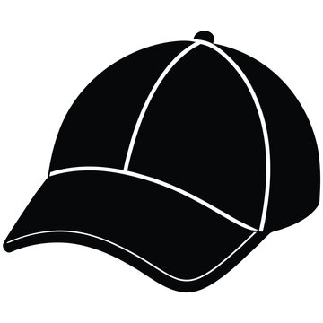 Baseball Cap Silhouette Classic Headwear Design