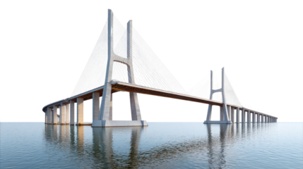 Vasco da Gama Bridge: A contemporary architectural marvel, this striking cable-stayed bridge gracefully spans the tranquil waters, embodying innovation and structural prowess.