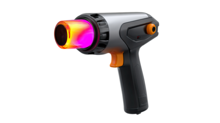 Infrared Thermal Imaging: A high-tech, handheld infrared thermal imaging device, showcasing advanced technology for precise temperature detection, and a sense of futuristic innovation.
