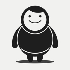 cartoon character of man
