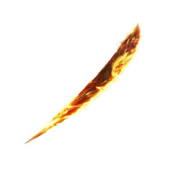 Flaming Sword, Fiery Blade, Burning Weapon, Inferno Weapon, Digital Art, Fantasy Weapon