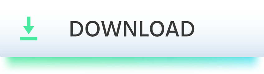 Green download icon with arrow pointing down and the word download written next to it, over a gradient background going from light blue to turquoise