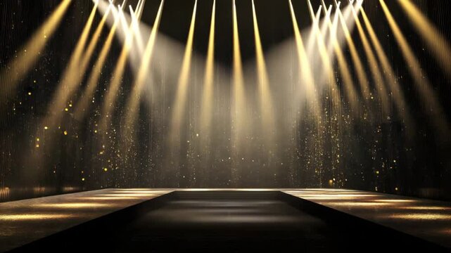 ゴージャスな舞台にスポットライトが当たる