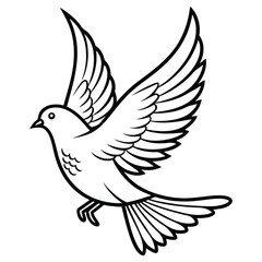 Pigeon Silhouette Icon