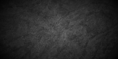 Black texture chalk board and black board background. stone concrete texture grunge backdrop background anthracite panorama. Panorama dark grey black slate background or texture.
