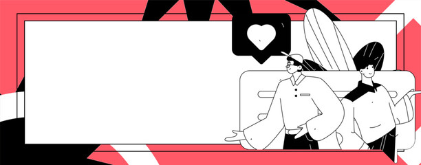 Communicate with consultants flat vector character concept operation hand drawn illustration
