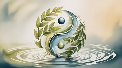 yin yang symbol, Inner peace meditation 