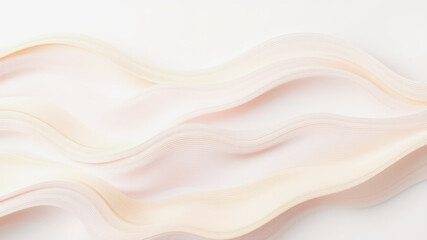 Delicate Pastel Abstract Waves Background