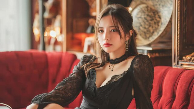 美しいキャバクラ嬢