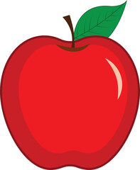 Red apple. Red apple vector illustration