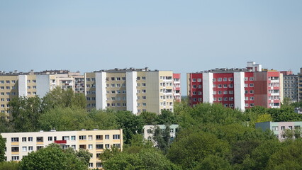 Stare budownictwo, piękne budynki, widok miasta. © tomo81
