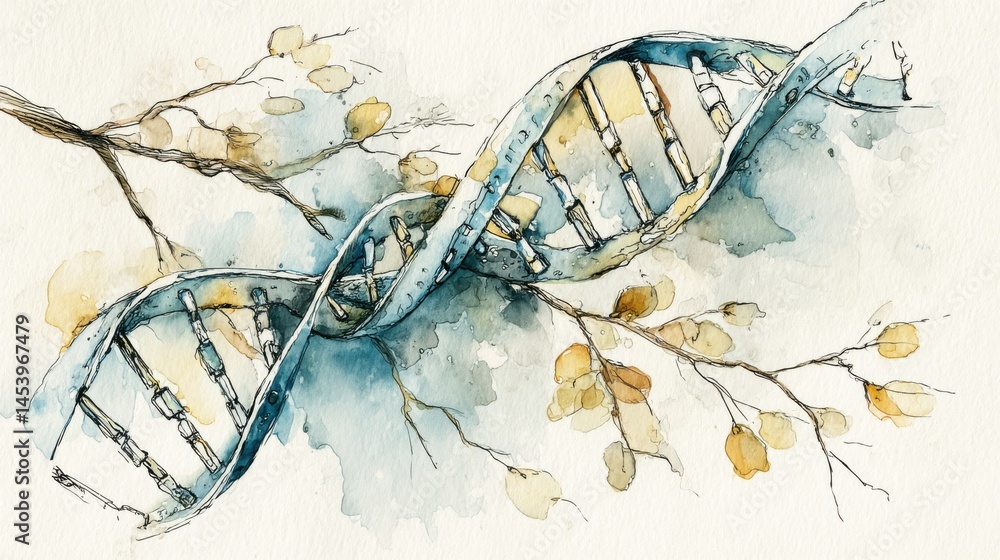 Aufkleber dna sequence visualization and genetic engineering in scientific contexts