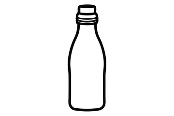  water bottle outline vector illustration