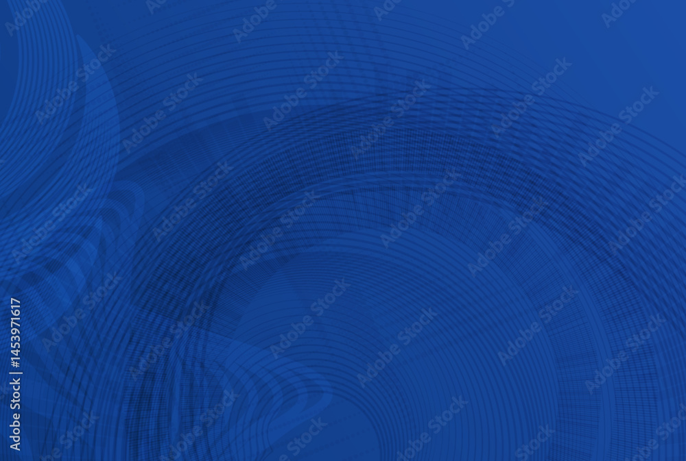 Poster modern abstract blue background with dynamic lines and geometric flow — perfect for branding, presen