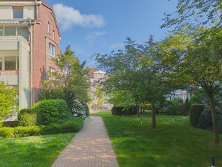 Hannover Bemerode. Wohnungen am Gutspark. Hanover Bemerode. Apartments at the estate park