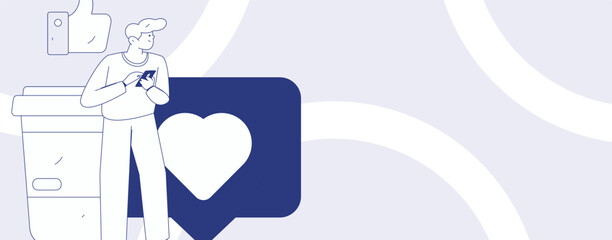 Communicate with consultants flat vector character concept operation hand drawn illustration
