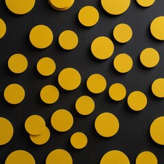 Yellow background yellow circle