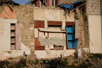 Damaged building in Antakya, Hatay after 6 February 2023 Earthquakes