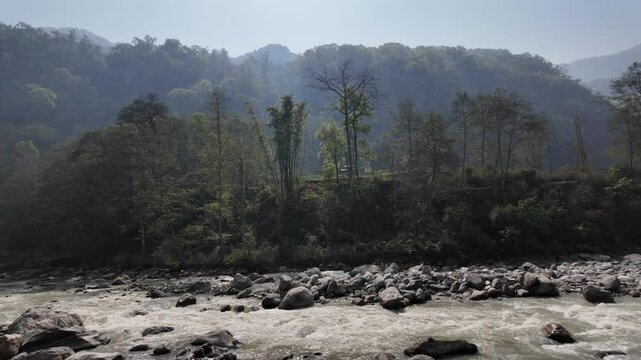 Modi River or Modi Khola is a tributary of Gandaki River in Parbat district of Nepal, originating from Annapurna Mountains. The water in the Khola mainly comes from the melting glaciers.