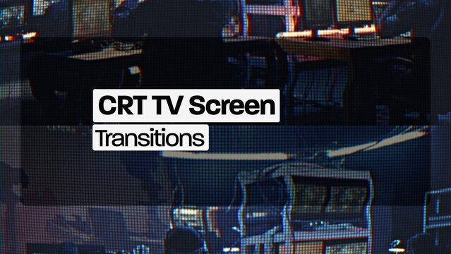 CRT TV Screen Transitions (Drag And Drop) 